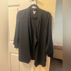 DKNY Women's Elegant Black Blazer EUC/Small/ PTP 19/Like New